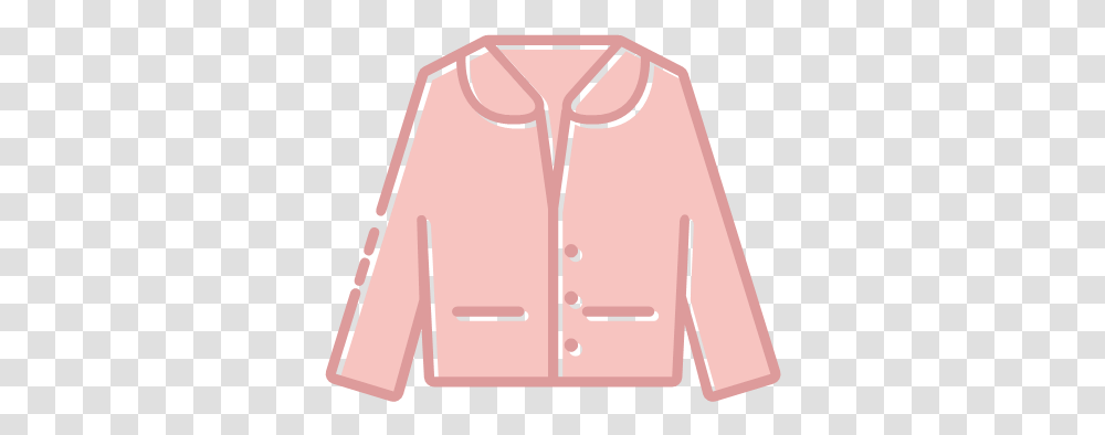 Loose Coat Vector Icons Free Download Long Sleeve, Clothing, Apparel, Jacket, Raincoat Transparent Png