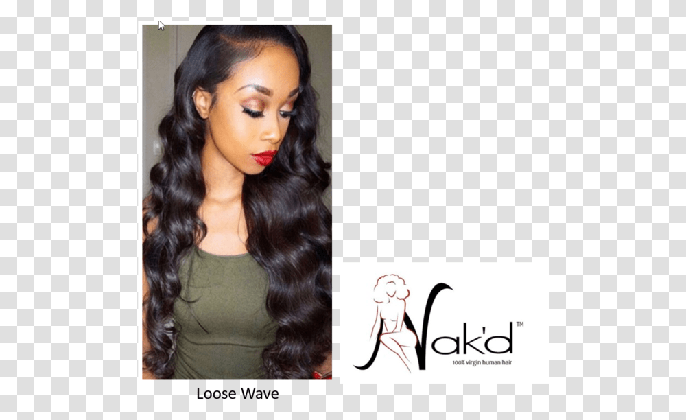 Loose Wave Texture Wavy Hair Closure, Person, Human, Face, Black Hair Transparent Png