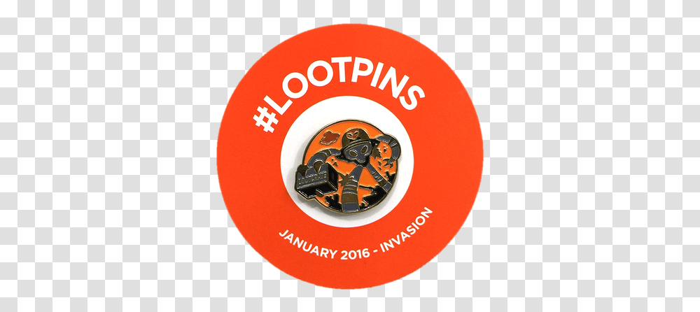 Loot Crate Exclusive Invasion Pin January Illustration, Label, Sticker, Logo Transparent Png