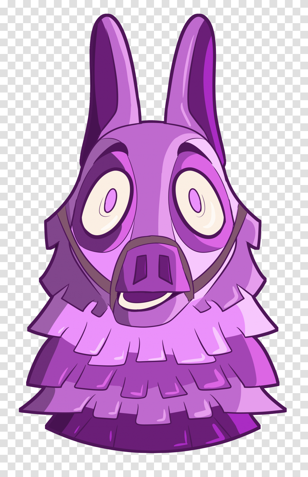 Loot Llama Sticker Design, Purple, Toy Transparent Png