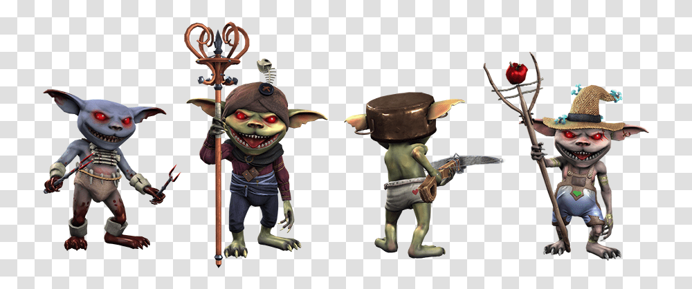 Looterkings Goblin, Figurine, Person, Human, Toy Transparent Png