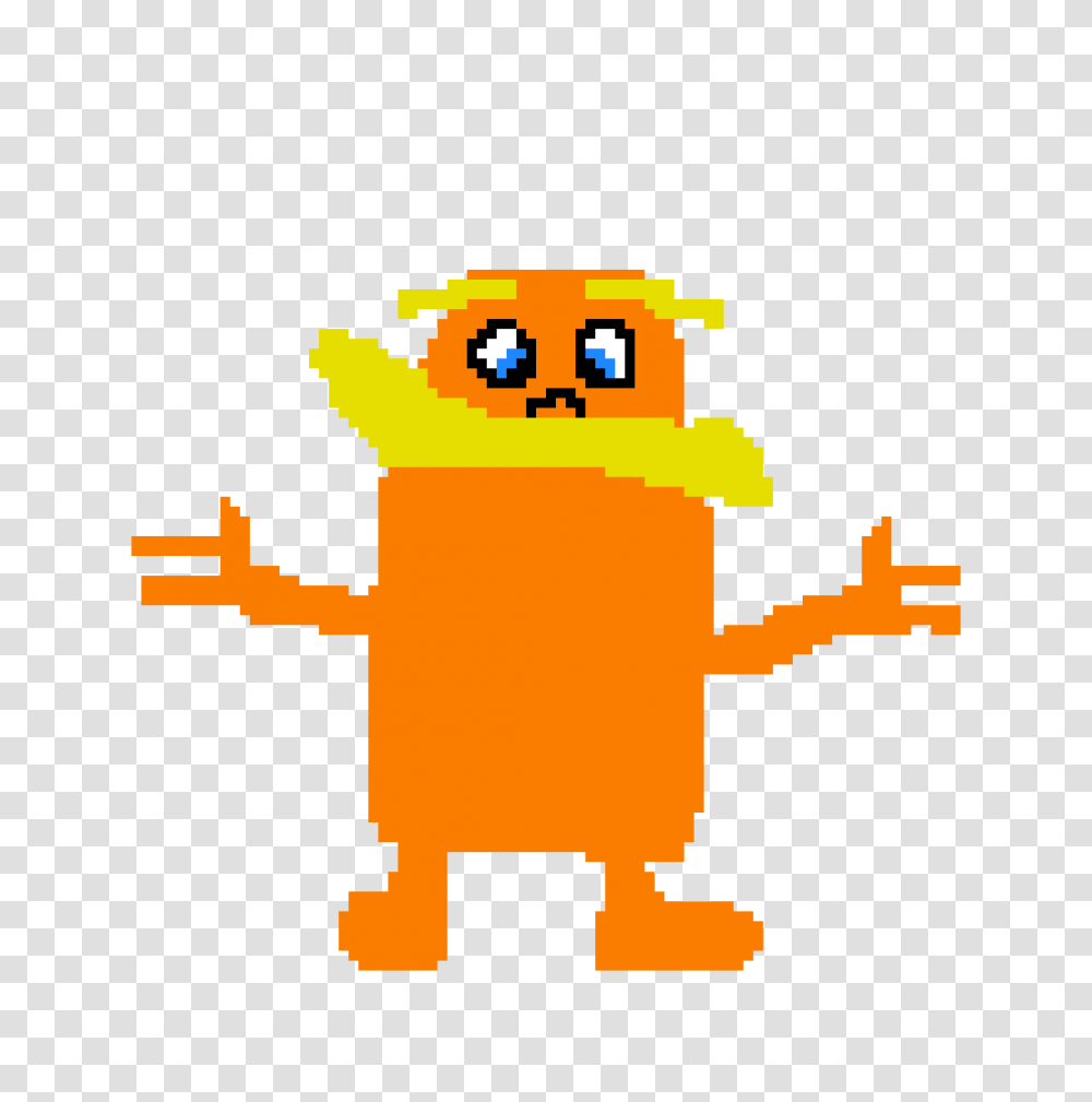 Lorax Pixel Art Maker, Robot, Pac Man Transparent Png