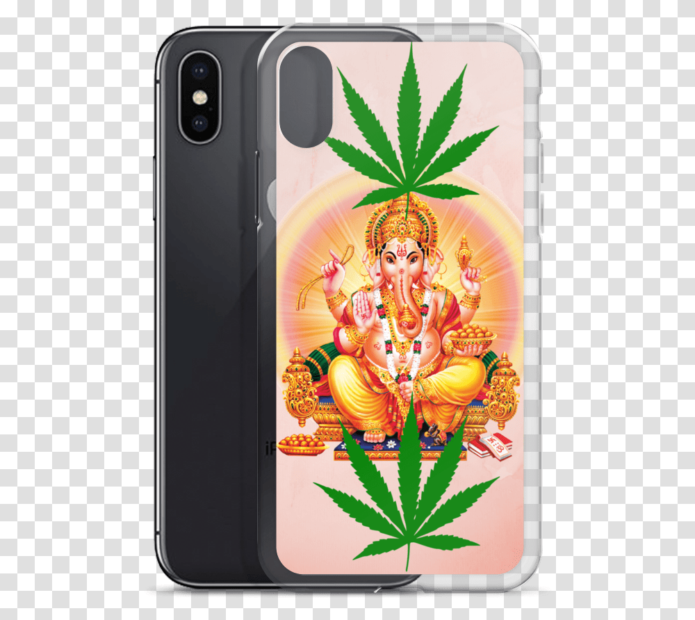 Lord Ganesh With Rat, Plant, Phone, Electronics, Mobile Phone Transparent Png