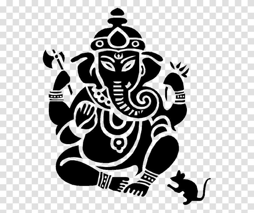 Lord Ganesha Clipart Ganesh Clip Art, Stencil, Statue, Sculpture Transparent Png