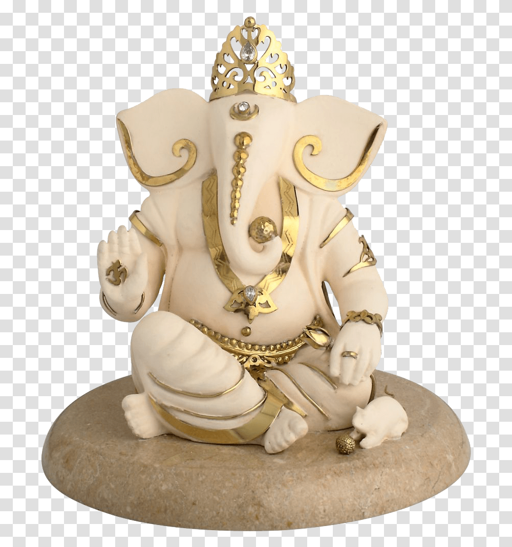 Lord Ganesha Free Download Ganesh Ashirwad, Ivory, Figurine, Wedding Cake, Dessert Transparent Png