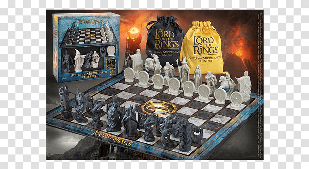 Lord Of The Rings Battle For Middle Earth Chess Set, Game, Tabletop, Furniture, Arcade Game Machine Transparent Png