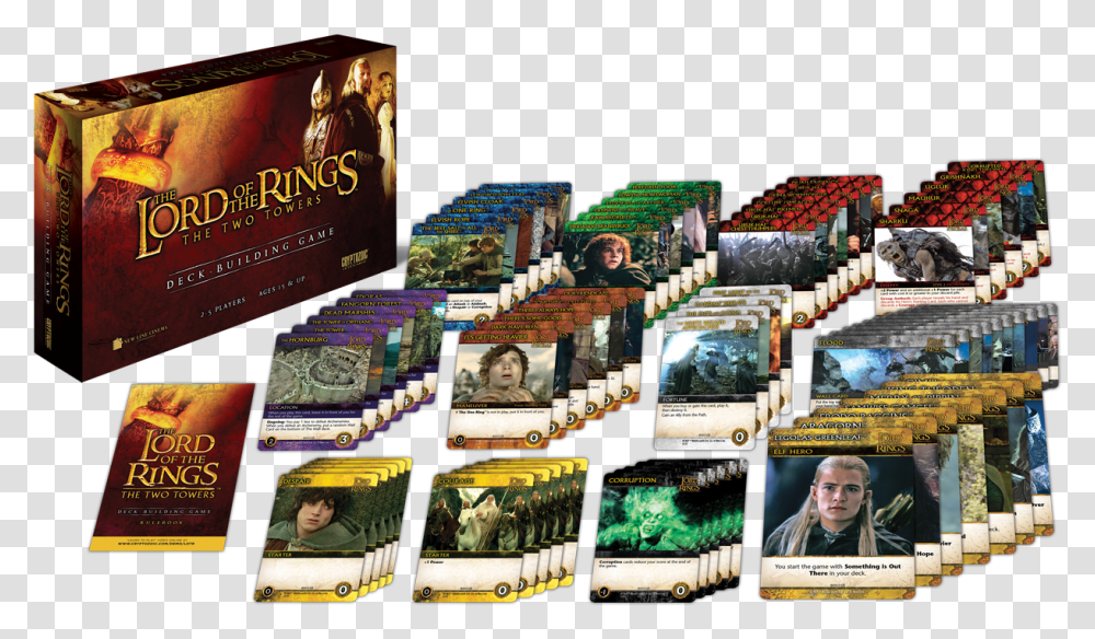 Lord Of The Rings Card Deck, Person, Human, Advertisement, Poster Transparent Png