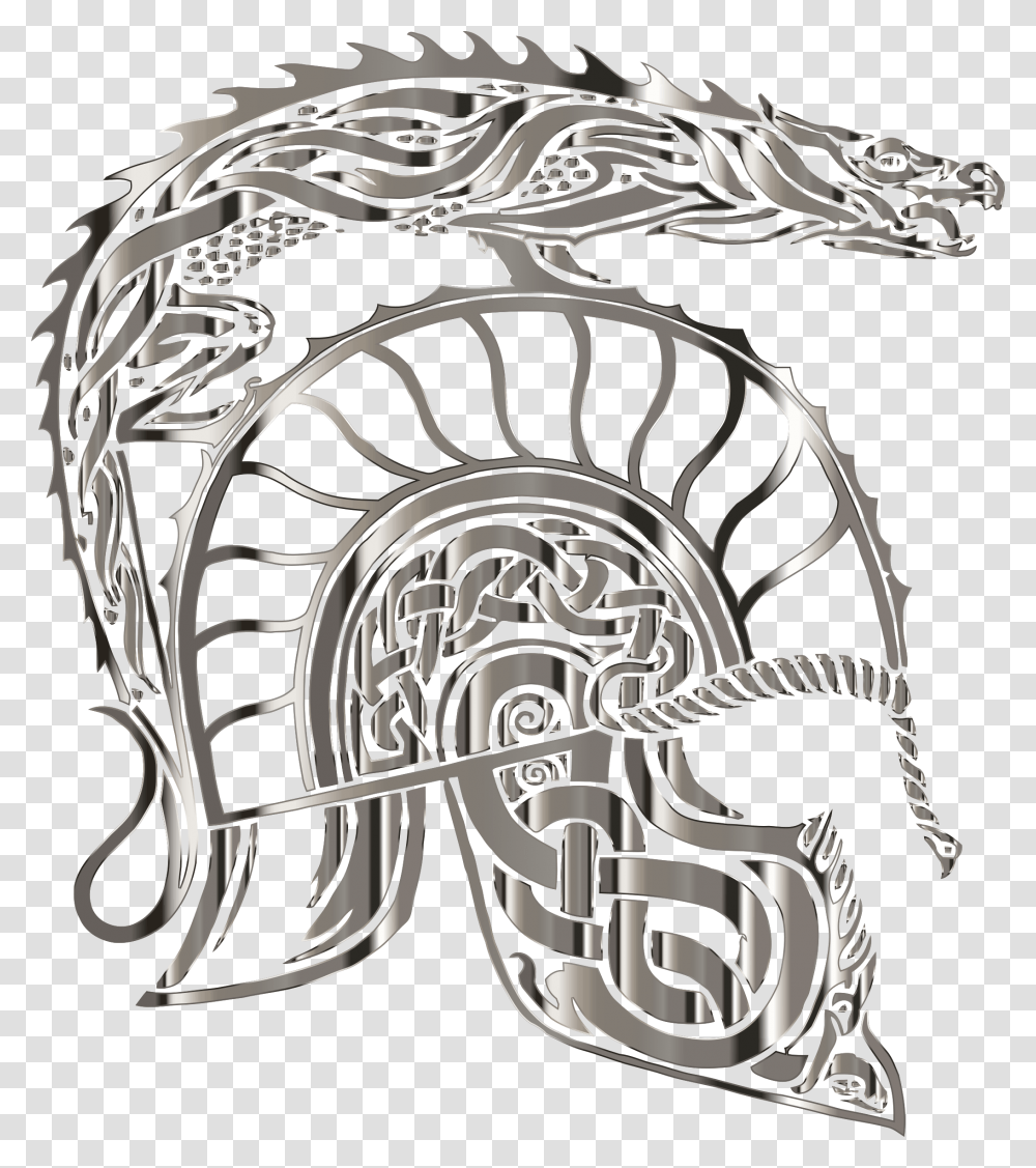 Lord Of The Rings Clipart Clip Art Turin Turambar Casco, Emblem, Dragon, Logo Transparent Png