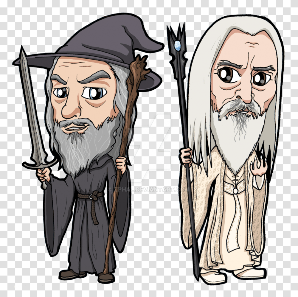 Lord Of The Rings Clipart Gandalf, Face, Person, Human, Beard Transparent Png