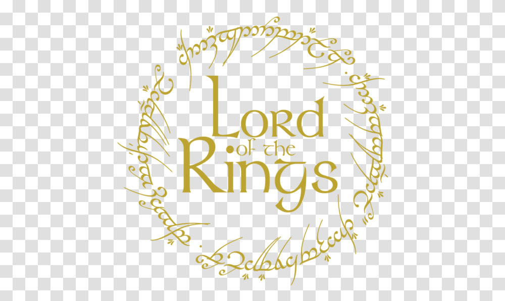 Lord Of The Rings Clipart, Handwriting, Calligraphy, Alphabet Transparent Png