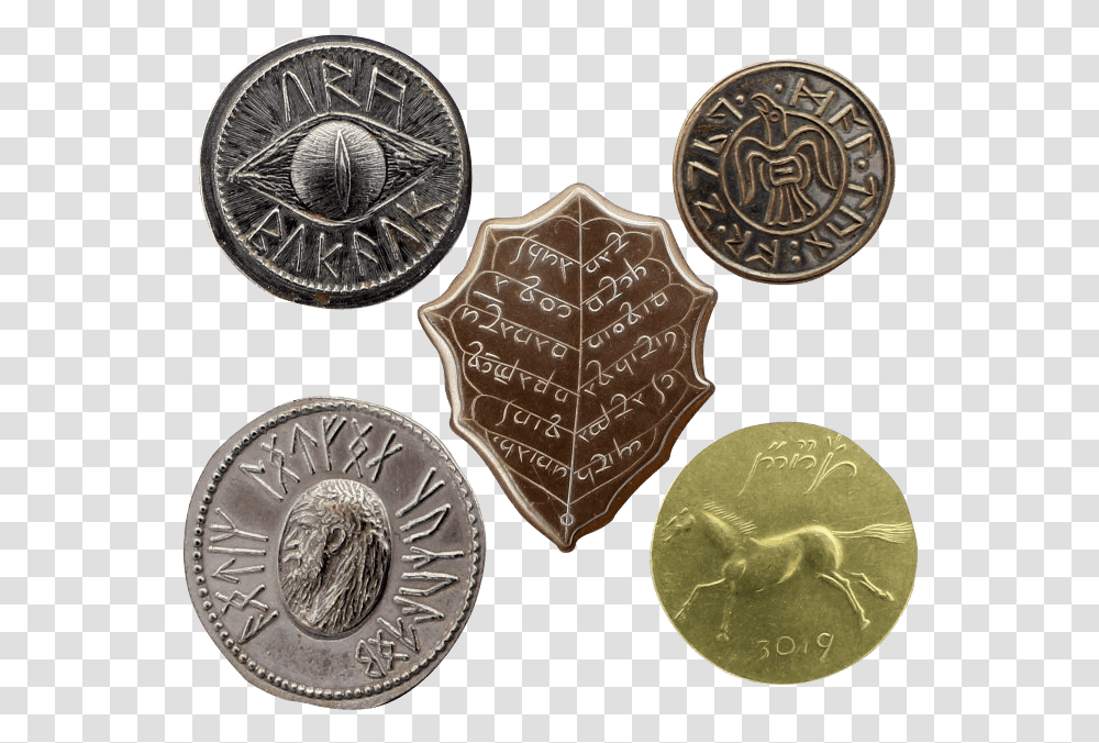 Lord Of The Rings Coin Set Lord Of The Rings Coins, Money, Clock Tower, Architecture, Building Transparent Png