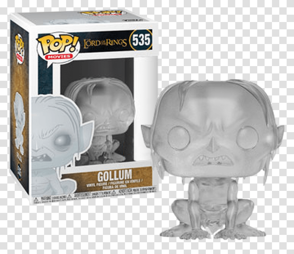 Lord Of The Rings Funko Pop Gollum Invisible, Head, Jaw, Alien Transparent Png