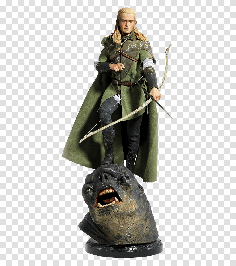 Lord Of The Rings Legolas Figure, Person, Dinosaur, Cloak Transparent Png