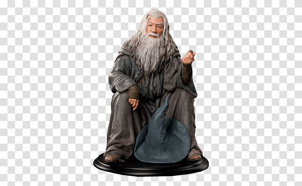 Lord Of The Rings Sculpture, Face, Person, Human, Beard Transparent Png