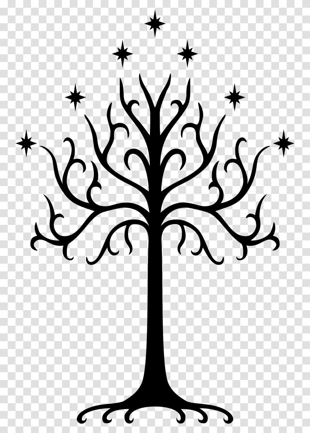 Lord Of The Rings Tree Symbol, Gray, World Of Warcraft Transparent Png