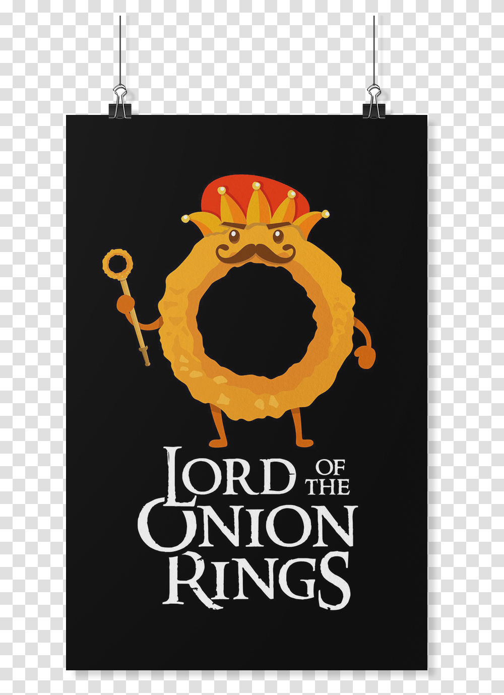 Lord Onion Rings Poster, Advertisement, Paper, Flyer Transparent Png