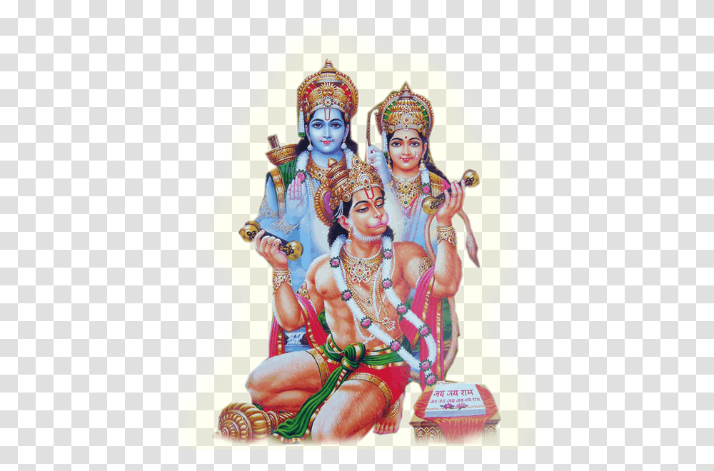 Lord Ram And Hanuman, Person, Crowd, Carnival, Festival Transparent Png