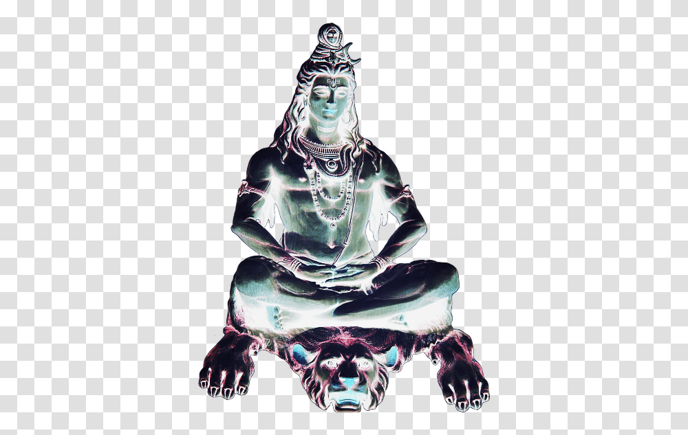 Lord Shiva Lion Sitting, Person, Worship, Buddha Transparent Png