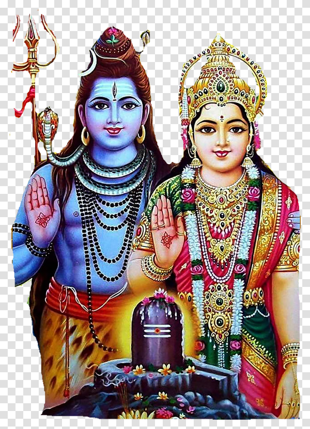 Lord Shiva Parvathi Hd, Person, Crowd, Festival, Face Transparent Png