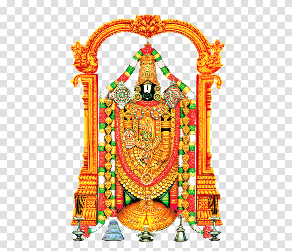 Lord Tirupati Venkateswara And Lord Vishnu Lord Venkateswara Images, Collage, Poster, Advertisement Transparent Png