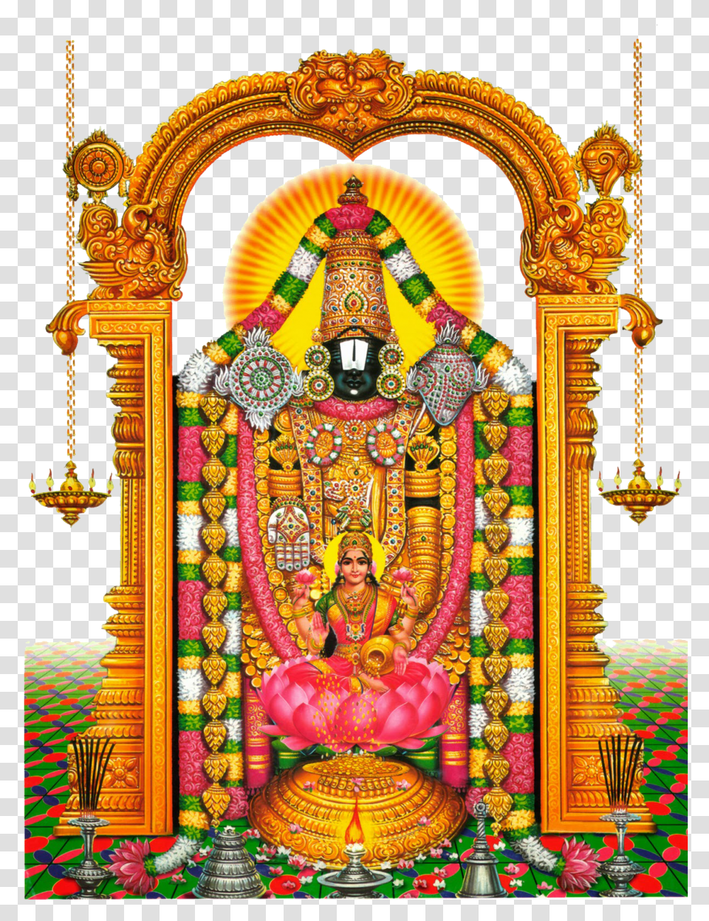 Lord Venkateswara High Quality Images Tirupathi God, Architecture, Building, Temple, Worship Transparent Png