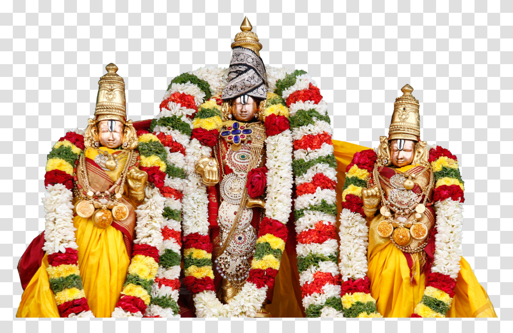 Lord Venkateswara Images Hd, Person, Plant, Flower, Flower Arrangement Transparent Png
