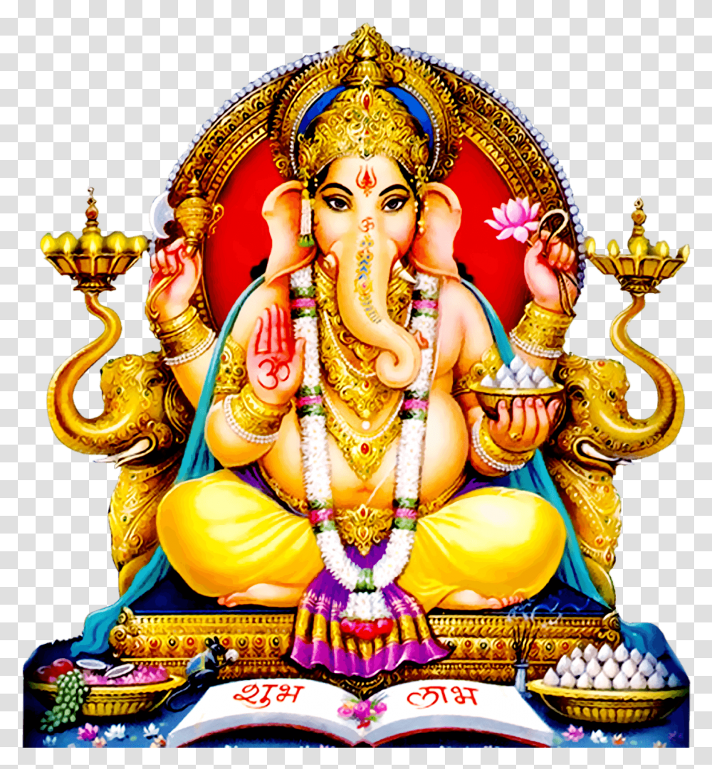 Lord Vinayaka Images Free Downloads For Vinayaka Ganesh Ji Images Hd, Diwali, Person, Human, Crowd Transparent Png