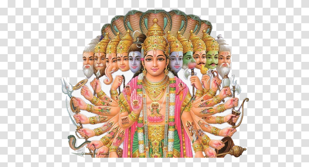 Lord Vishnu Images Vishnu Bhagwan Hd, Person, Crowd, Festival Transparent Png