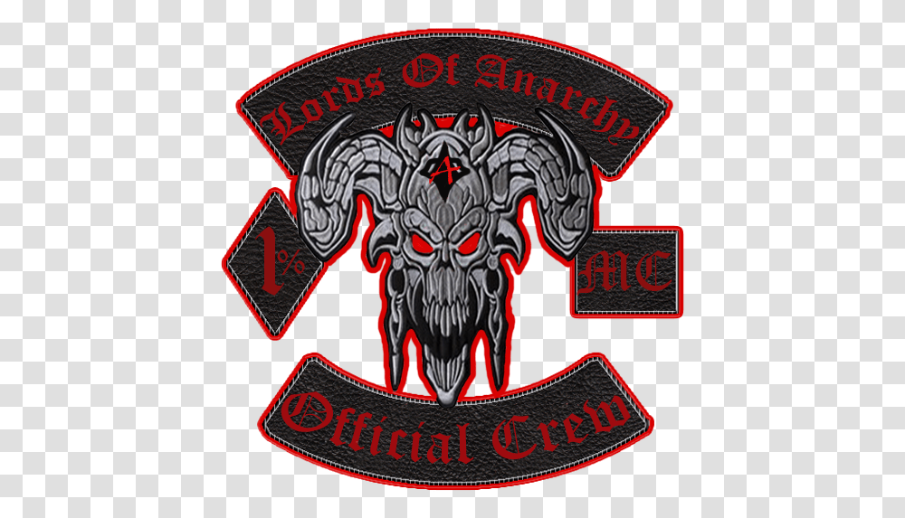 Lords Of Anarchy Mc Modded Crew Emblem Gta Online, Symbol, Logo, Trademark, Rug Transparent Png