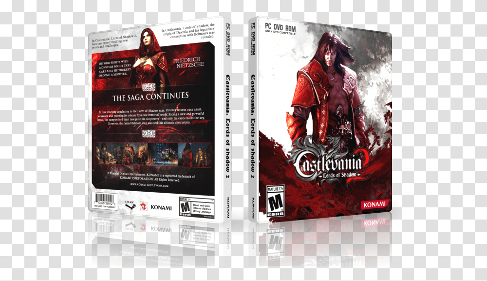 Lords Of Shadow 2 Box Art Cover Castlevania Lords Of Shadow 2 Cover Pc, Poster, Advertisement, Person, Dvd Transparent Png