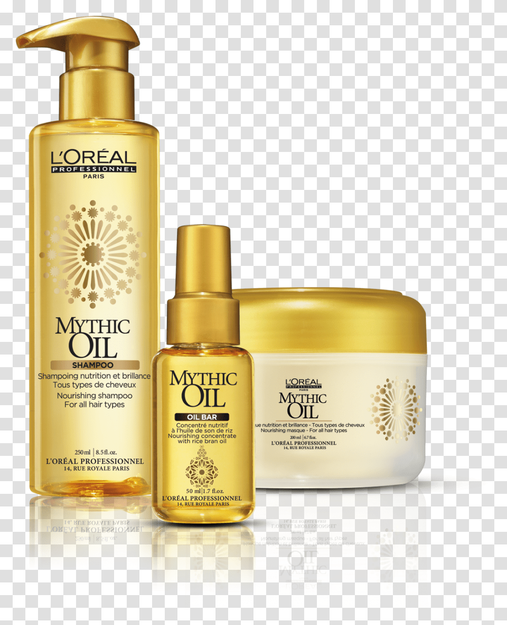 Loreal Mythic Oil L Oral Professionnel, Bottle, Cosmetics, Shampoo, Lotion Transparent Png