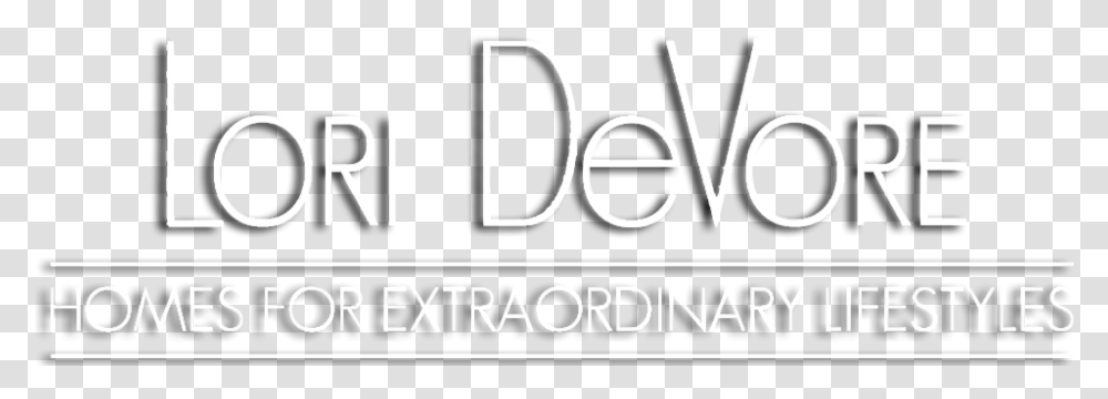 Lori Devore Logo White Drop Shadow 2 Graphics, Label, Word, Alphabet Transparent Png