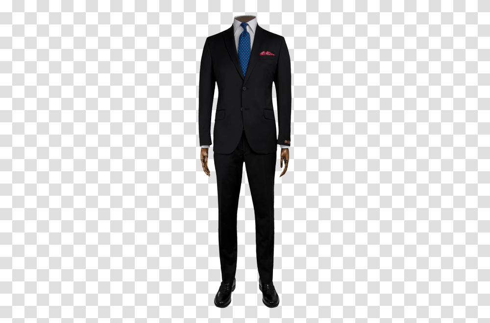 Loro Piana Black Herringbone Two Piece Suit, Overcoat, Tuxedo, Person Transparent Png