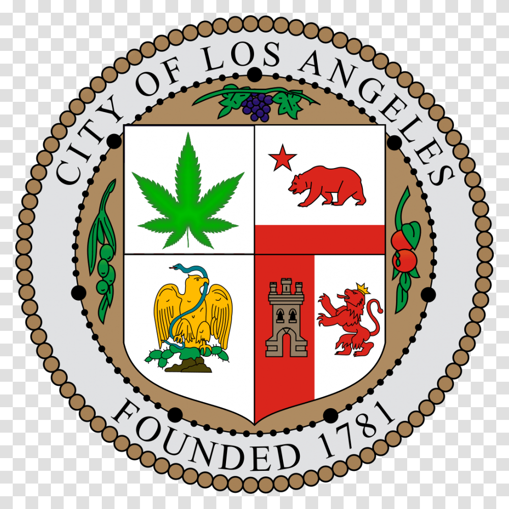 Los Angeles City Logo, Trademark, Rug, Armor Transparent Png