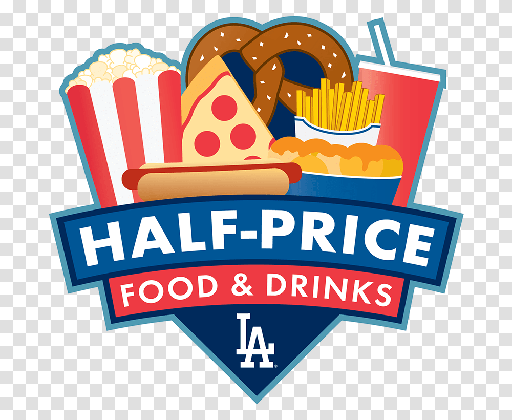Los Angeles Dodgers, Food, Bread, Cracker, Advertisement Transparent Png