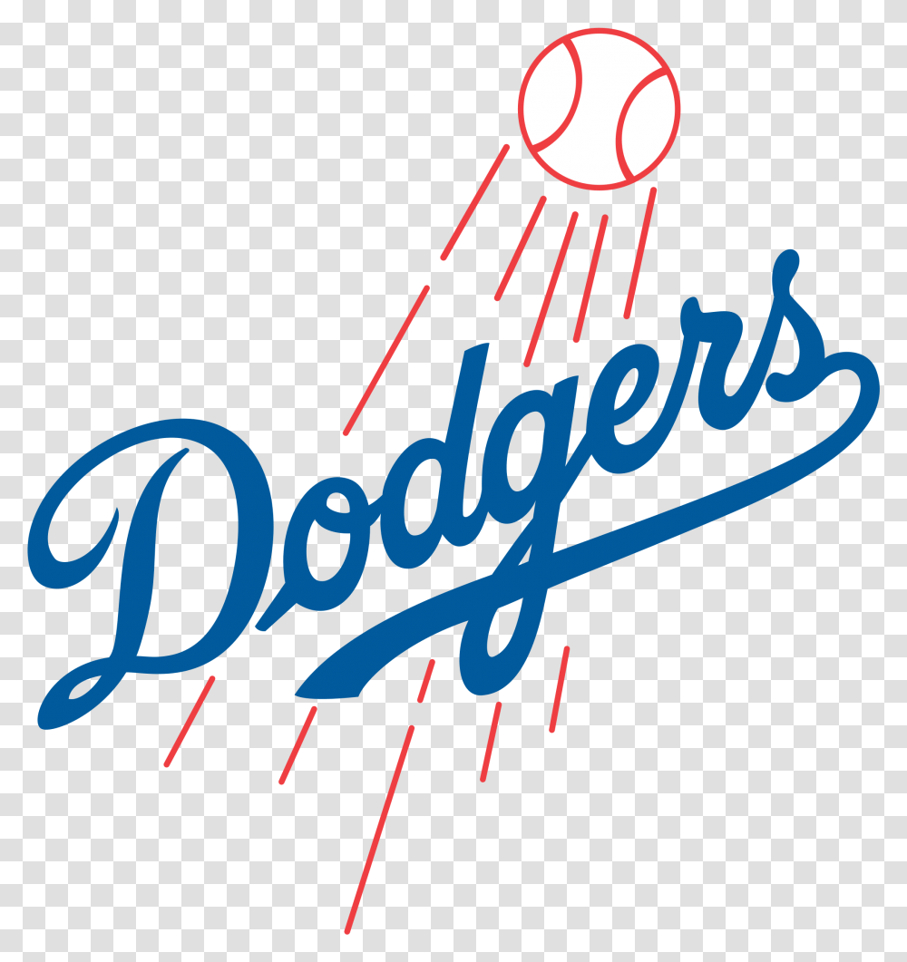 Los Angeles Dodgers Logo, Light, Alphabet, Handwriting Transparent Png