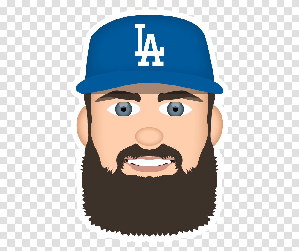 Los Angeles Dodgers Los Angeles Dodgers, Face, Head, Baseball Cap, Hat Transparent Png