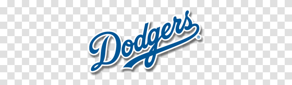 Los Angeles Dodgers Text Logo Dodgers, Symbol, Word, Urban, Building Transparent Png