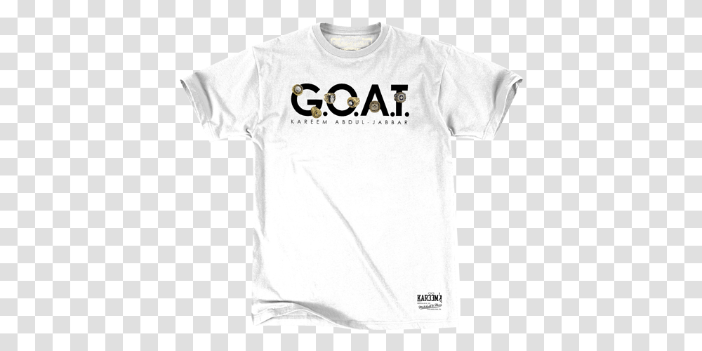 Los Angeles Lakers Kareem Abdul Jabbar The Goat T Shirt Goat T Shirt, Apparel, T-Shirt Transparent Png