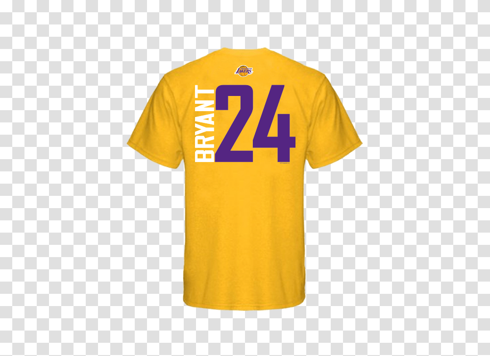 Los Angeles Lakers Kobe Bryant Player T Shirt, Apparel, Jersey, T-Shirt Transparent Png