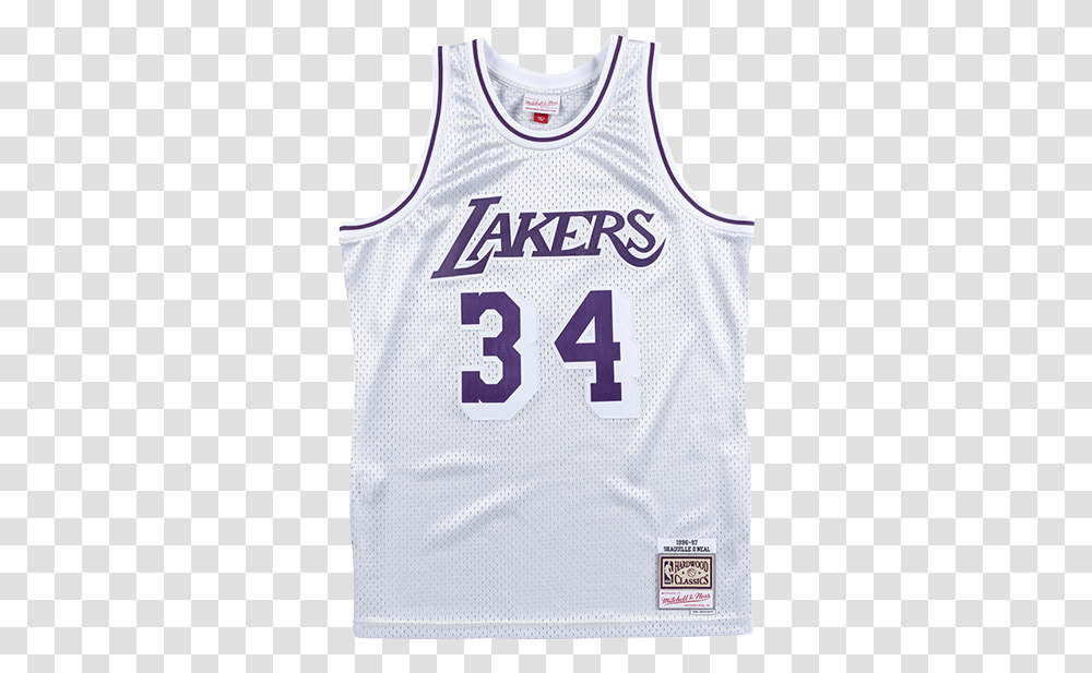 Los Angeles Lakers Platinum Shaquille O Neal Swingman Shaquille O Neal Platinum Jersey, Apparel, Shirt, Undershirt Transparent Png