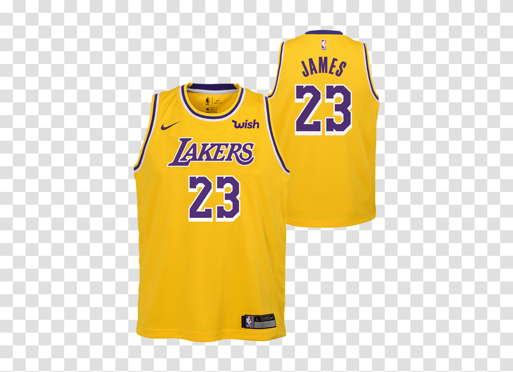 Los Angeles Lakers Youth Lebron James Icon Edition Swingman Jersey, Apparel, Shirt Transparent Png