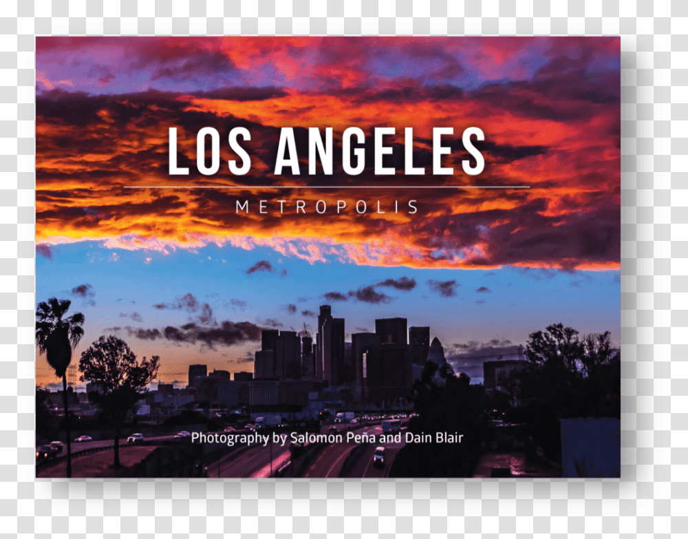Los Angeles Metropolis Book Cover Skyline, Nature, Outdoors, Poster, Advertisement Transparent Png