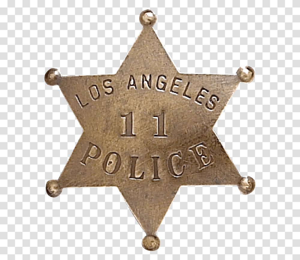 Los Angeles Police Badge Sheriff Star, Logo, Trademark, Cross Transparent Png