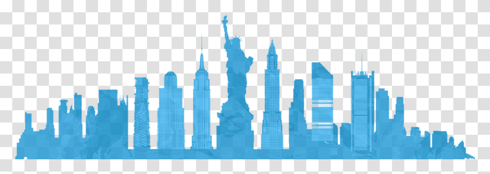 Los Angeles Silhouette New York Skyline Icon, Metropolis, City, Urban, Building Transparent Png