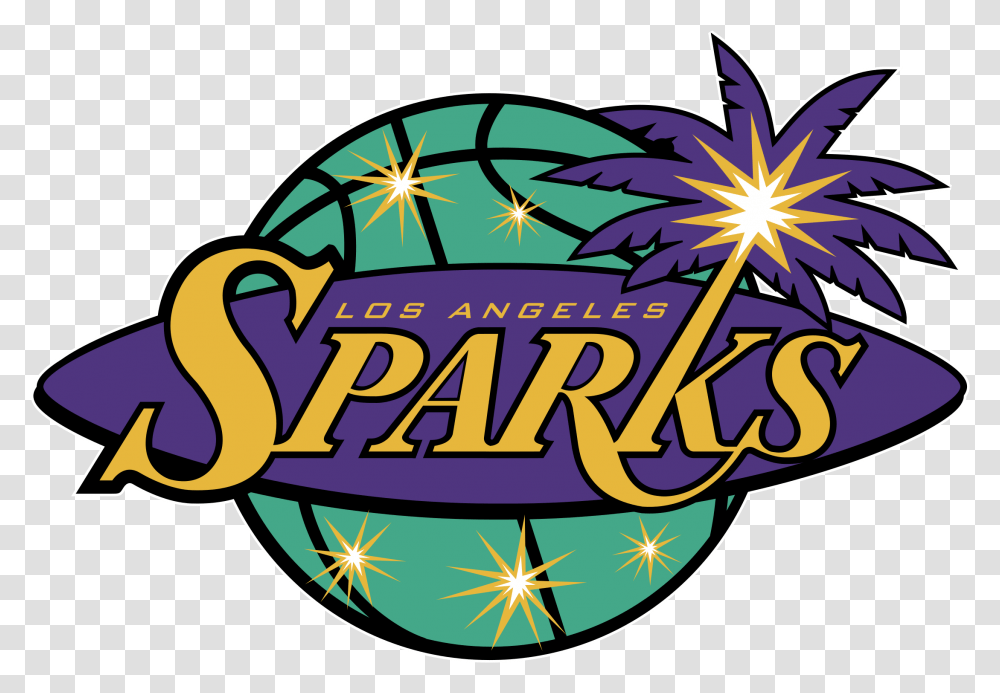 Los Angeles Sparks Logo Emblem, Dynamite, Lighting, Text, Symbol Transparent Png