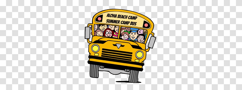 Los Angeles Summer Camp Programs Aloha Beach Camp, Bus, Vehicle, Transportation Transparent Png