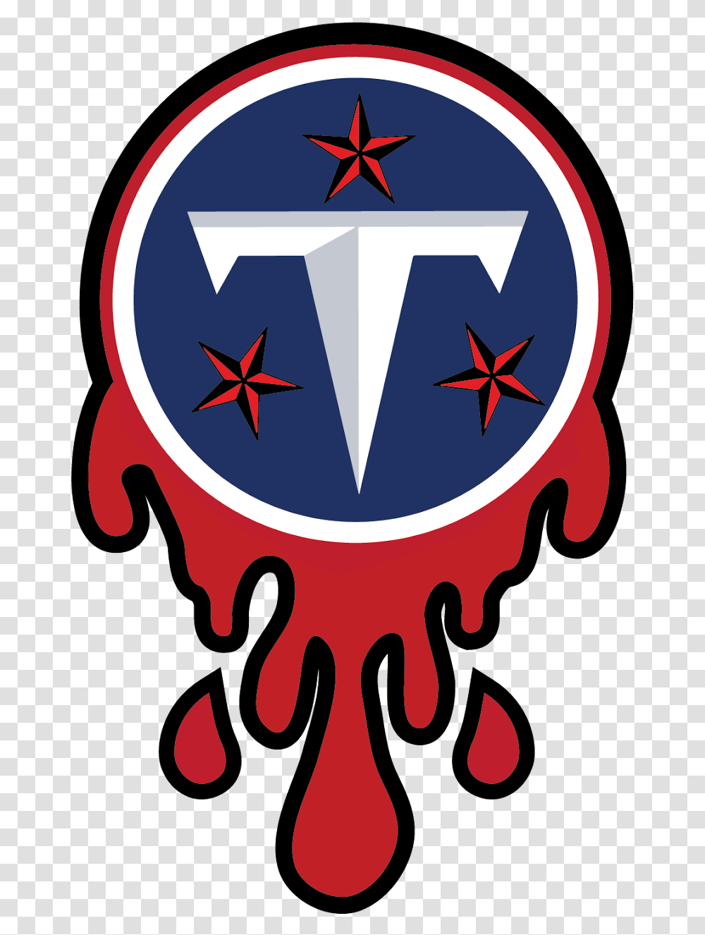 Los Logos De La Nfl Estilo Metalero Tennessee Titans T Logo, Star Symbol, Trademark, Emblem Transparent Png