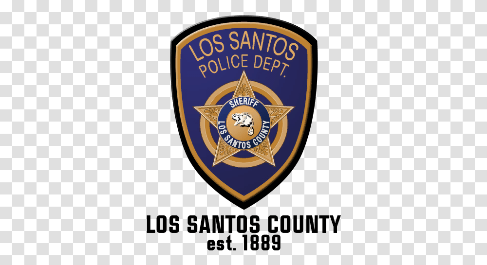 Los Santos Logo Police Los Santos, Symbol, Trademark, Badge Transparent Png