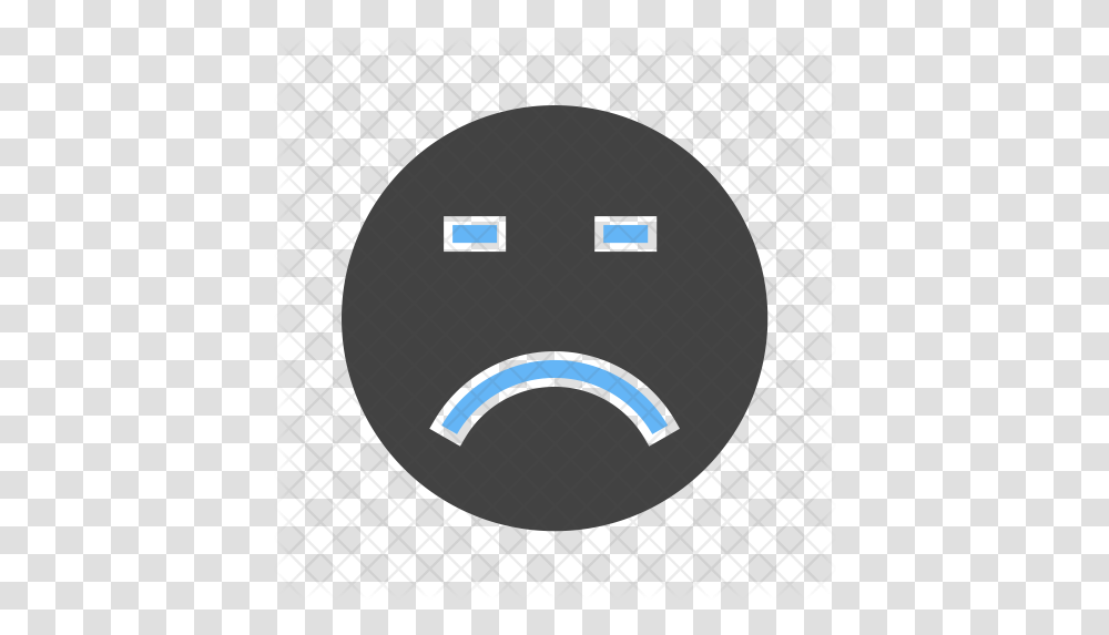 Loser Face Icon Of Flat Style Circle, Label, Text, Sticker, Electronics Transparent Png